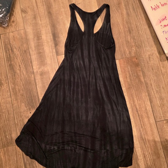 Tee by Big Star Dresses & Skirts - Tee by Big Star Grey Tie Dye Racerback Asymmetrical Hem Tank Dress Med KWKEIBIY